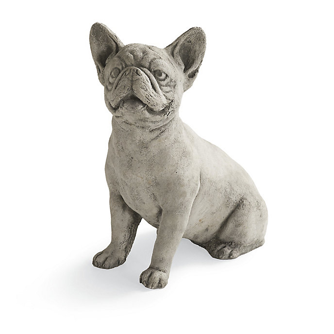 Outdoor Statuary Stone Frenchie - Image 3